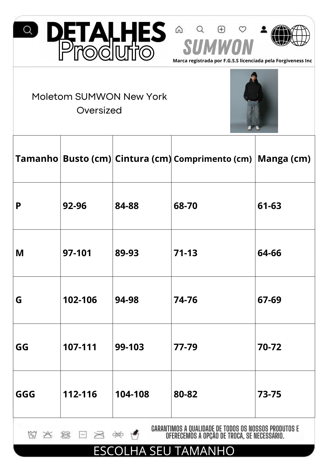 Moletom SMWN New York Oversized